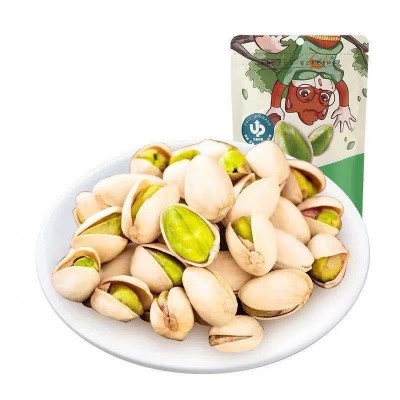 三只松鼠开心果100g/袋原色无漂白坚果休闲零食干果食品年货