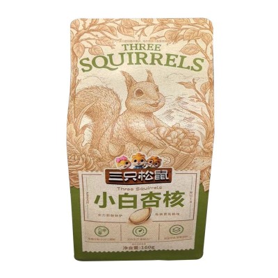 只松鼠夏威夷果碧根果巴旦木坚果烧炭腰果休闲网红小袋零 食批發图5