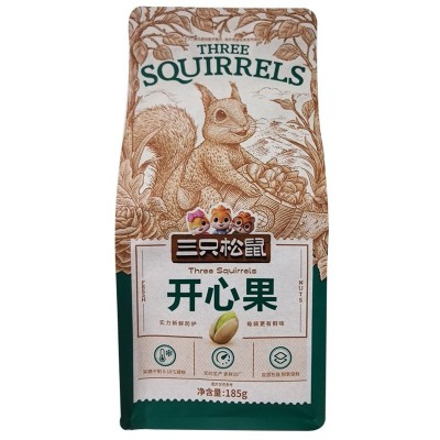只松鼠夏威夷果碧根果巴旦木坚果烧炭腰果休闲网红小袋零 食批發图2