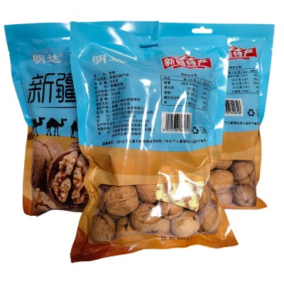 新疆阿克苏生核桃原味500g独立包装代发 185薄皮纸皮核桃工厂批发图3