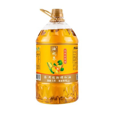 油视界 5升花生浓香食用植物调和油植物油食用油图5