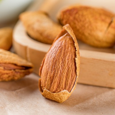奶香巴旦木薄壳坚果食品干果扁桃仁休闲零食罐装炒货含罐250g批发图2