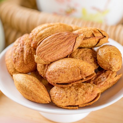 奶香巴旦木薄壳坚果食品干果扁桃仁休闲零食罐装炒货含罐250g批发图3
