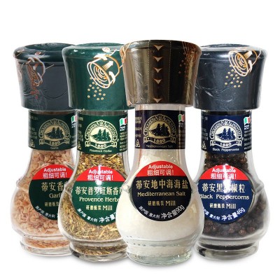 意大利原装进口 蒂安白胡椒粒（研磨瓶装）52g 香料调味批发图5