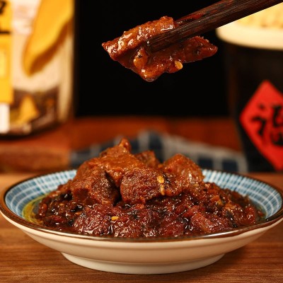 匠样子姬茸牛肉酱 下饭酱调味品姬松茸牛肉拌饭手工打造 厂家批发图3