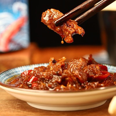 匠样子牛虾酱下饭酱调味品辣椒酱拌饭酱下饭微辣牛虾酱 现货充足图2