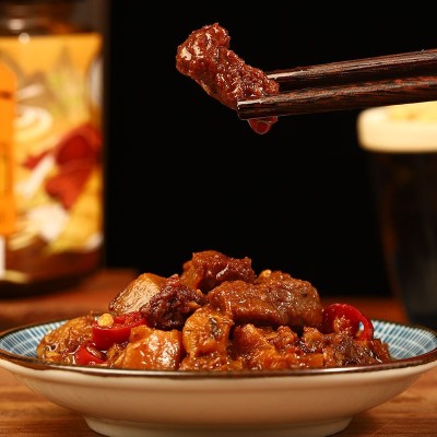 【匠样子】微辣笋丁牛肉酱调味品拌饭酱笋丁下饭牛肉酱辣椒酱批发图3