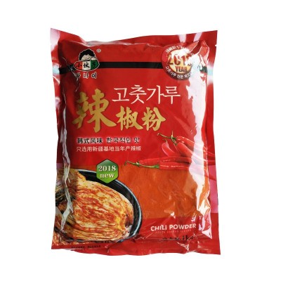 小伙子辣椒粉粗细1kg15包 韩式料理鱼露泡菜辣椒碎辣白菜烧烤微辣图1