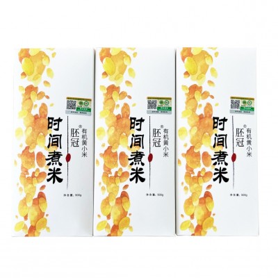 有机黄小米内蒙古敖汉旗产区优质黄小米500g/盒图5