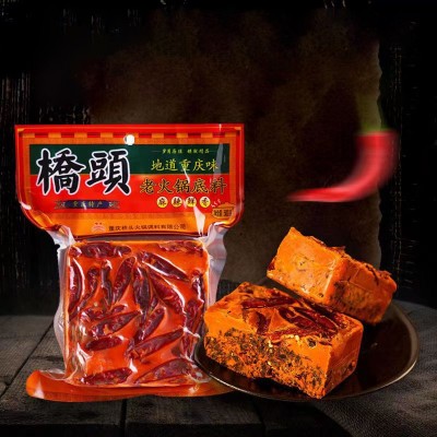 批发桥头火锅底料麻辣微辣418g袋装地道重庆麻辣烫干锅串串火锅料图1