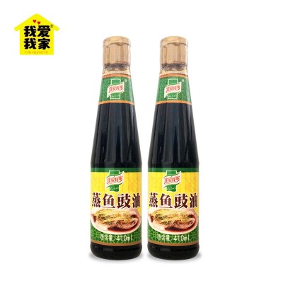 爱家蒸鱼豉油酿造酱油410ml/瓶家用装清蒸鱼海鲜拌炒菜剁椒鱼头图2