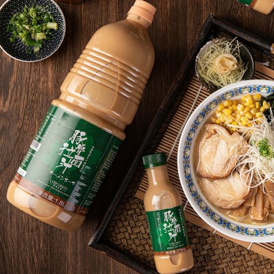 豚骨拉面汁猪骨火锅汤底 商用豚骨味日式高汤调味料煮面汤底汤料图3