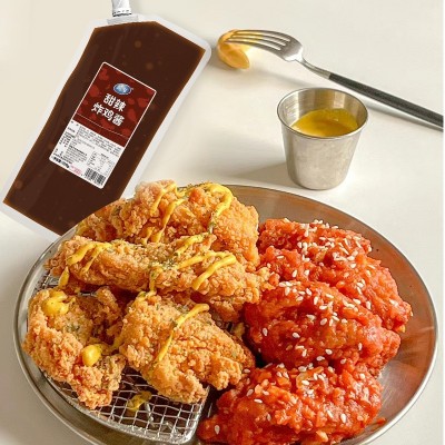 低辣甜味酱商用韩式炸鸡汉堡甜辣酱风味甜辣炸鸡酱浓香琥珀酱调料图4
