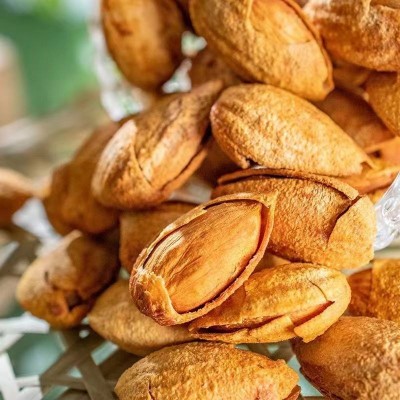 巴旦木纸皮盐焗味 代发大杏仁500g 手剥巴坦木零食奶香 全国包邮图2