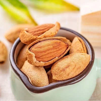 巴旦木纸皮盐焗味 代发大杏仁500g 手剥巴坦木零食奶香 全国包邮图4
