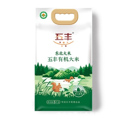 华润五丰有机大米5kg 粳米一级 东北大米图4