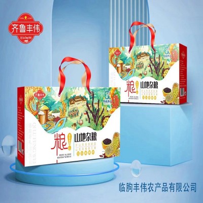 齐鲁丰伟山地粮礼 五谷杂粮小米黄豆绿豆新食尚厂家供应图1