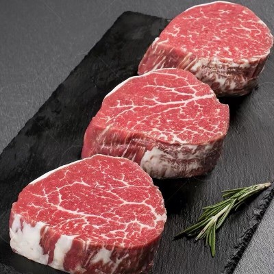 澳洲安格斯谷饲菲力牛排新鲜儿童原切牛排牛柳西餐厅牛肉批发商用图4