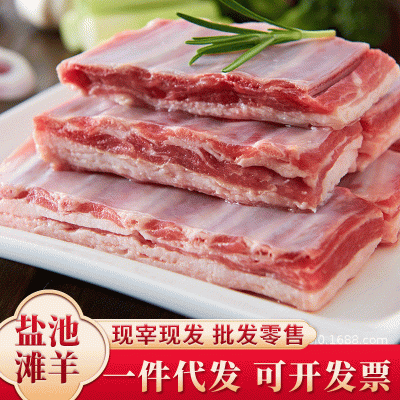 宁夏滩羊肉羊排新鲜现杀羔羊寸排小羊肋排烧烤手抓羊肉包邮图2
