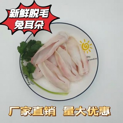 新鲜兔耳 兔肉 厂家直销