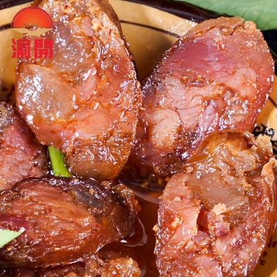 源头厂家直供风干麻辣香肠烟熏香肠重庆四川风味餐饮批发微商腊肠图4