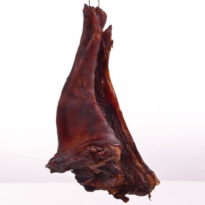 湖南特产腊猪腿厂家批发 农家柴火烟熏腊猪脚 烟熏腊肉腊猪蹄图5