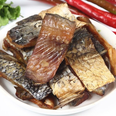 农家腊鱼湖南特产柴火烟熏腊鱼腊味干鱼 腊鱼块腊鱼尾 腊鱼干鱼排图3