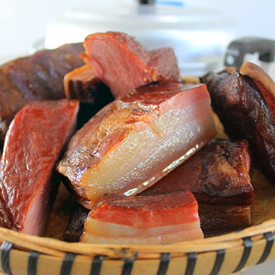 湖南特产柴火五花肉 农家烟熏腊肉 土猪肉肥腊肉后腿腊肉厂家批发图3