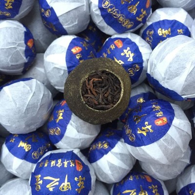 批发青柑普洱 陈皮柑普宫廷熟茶 一小泡 新会柑普茶图2