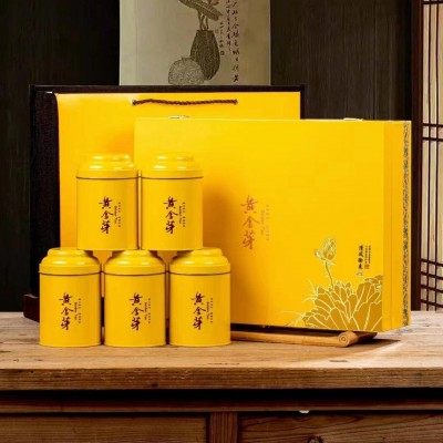 新茶 明前2024黄金芽 过年送礼盒装 浙江白茶绿茶批发 250克装