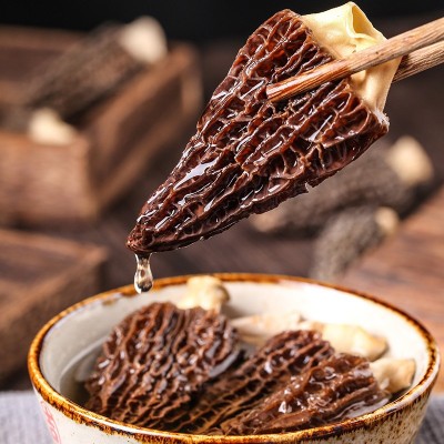 批发剪柄羊肚菌干货 规格齐全500克250克 煲汤食材云南菌特产酒店图3