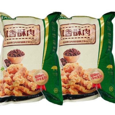 龙大椒香酥肉猪肉条油炸小吃火锅麻辣烫小酥肉冷冻半成品食材批发图2