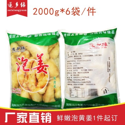 泡姜 保鲜姜 鲜嫩可口 遂乡缘腌制泡菜 下饭菜泡姜 生姜图3