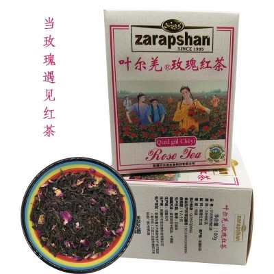 新疆特产叶尔羌茶玫瑰红茶天然无香精女士茶饭店组合花草茶100g图3