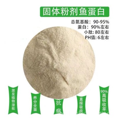 厂家直供酶解鱼蛋白粉冲施肥叶面肥抗寒抗冻全水溶小肽 鱼蛋白图2