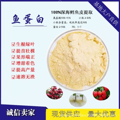 厂家直供酶解鱼蛋白粉冲施肥叶面肥抗寒抗冻全水溶小肽 鱼蛋白图1