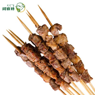 阿牧特招牌羊肉串五花串60冷冻羊肉半成品批发烧烤食材锡盟羊肉串图5