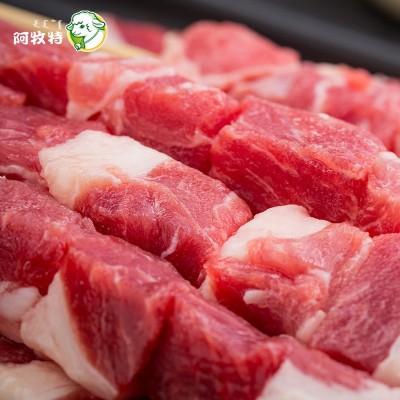 阿牧特招牌羊肉串五花串60冷冻羊肉半成品批发烧烤食材锡盟羊肉串图4