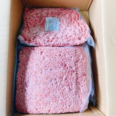 澳洲和牛牛肉馅牛肉沫饺子馅汉堡牛肉饼批发新鲜冷冻牛肉颗粒原切图1