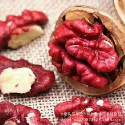 新疆特产干果新货红衣红皮红心核桃办公室零食500克现货量大从优图2