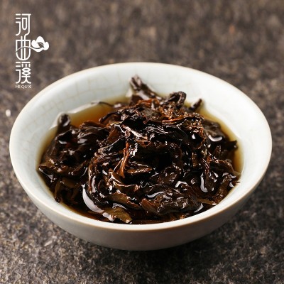 湖南特产茯砖茶安化黑茶茶叶细嫩原料金花天茯1kg 茯砖茶工厂批发图4