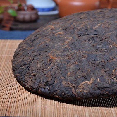 延初茶业普洱熟茶七子饼茶越陈越香乔木茶熟茶饼357 厂家 直接发货图2