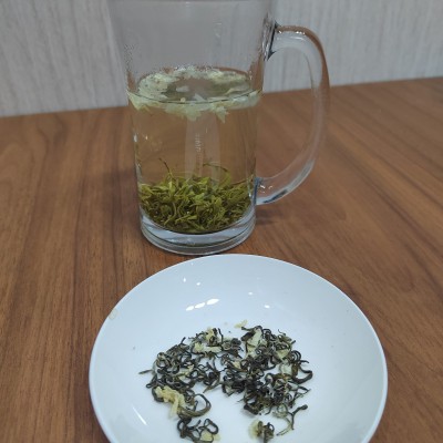 峨眉山七里春高山绿茶花毛峰花茶雪漂（250g*2）图3