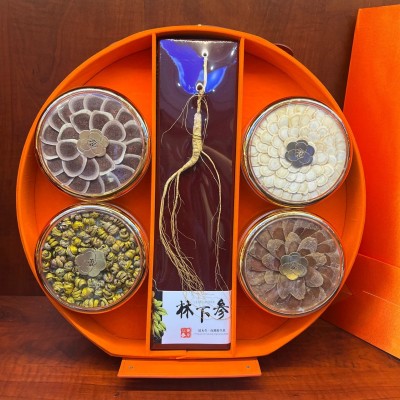 红参礼盒 补品送长辈石斛西洋参鹿茸片节日可按需搭配 实用礼盒图3