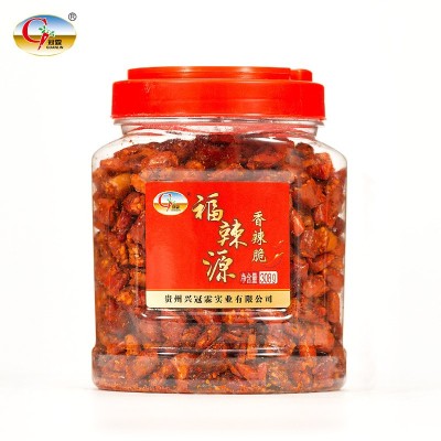贵州网红小吃香酥脆辣椒丝麻辣香瓶装辣椒干零食下酒菜一 件代发图5