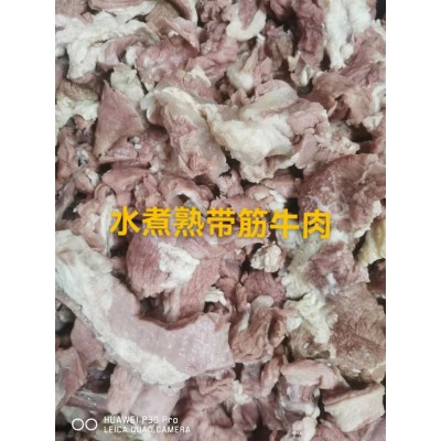 大量批发 水煮熟带筋牛肉块 26一斤 厂家直售 冷链物流配送图5