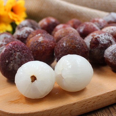 网红冰冻荔枝250g新鲜水果冷冻应季荔枝速冻爽口果肉开袋即食批发图4