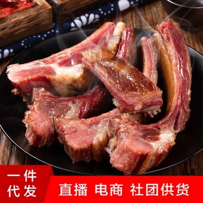贵州特产农家柴火烟熏土猪腊排骨腊肉非湖南腊味腊排500g一件代发图1