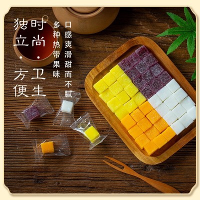 春城印象鲜花水晶糕热带水果糕云南特产组合伴手礼零食糕点礼盒装图2