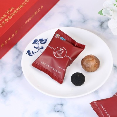 亿天年 厂家批发黑蒜礼盒山东特产黑蒜皮薄肉厚独头黑蒜礼盒装图4